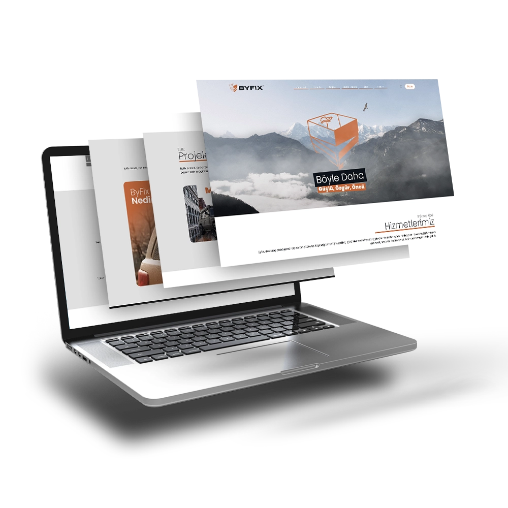 Byfix Otomotiv Özel Tasarım Web Sitesi