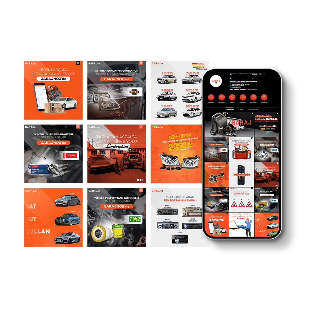 GarajNo2 Sosyal Medya Çalışması