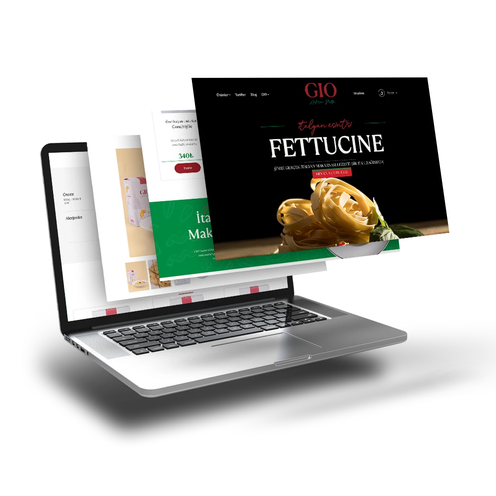 GIO Gusto E-Ticaret Web Sitesi