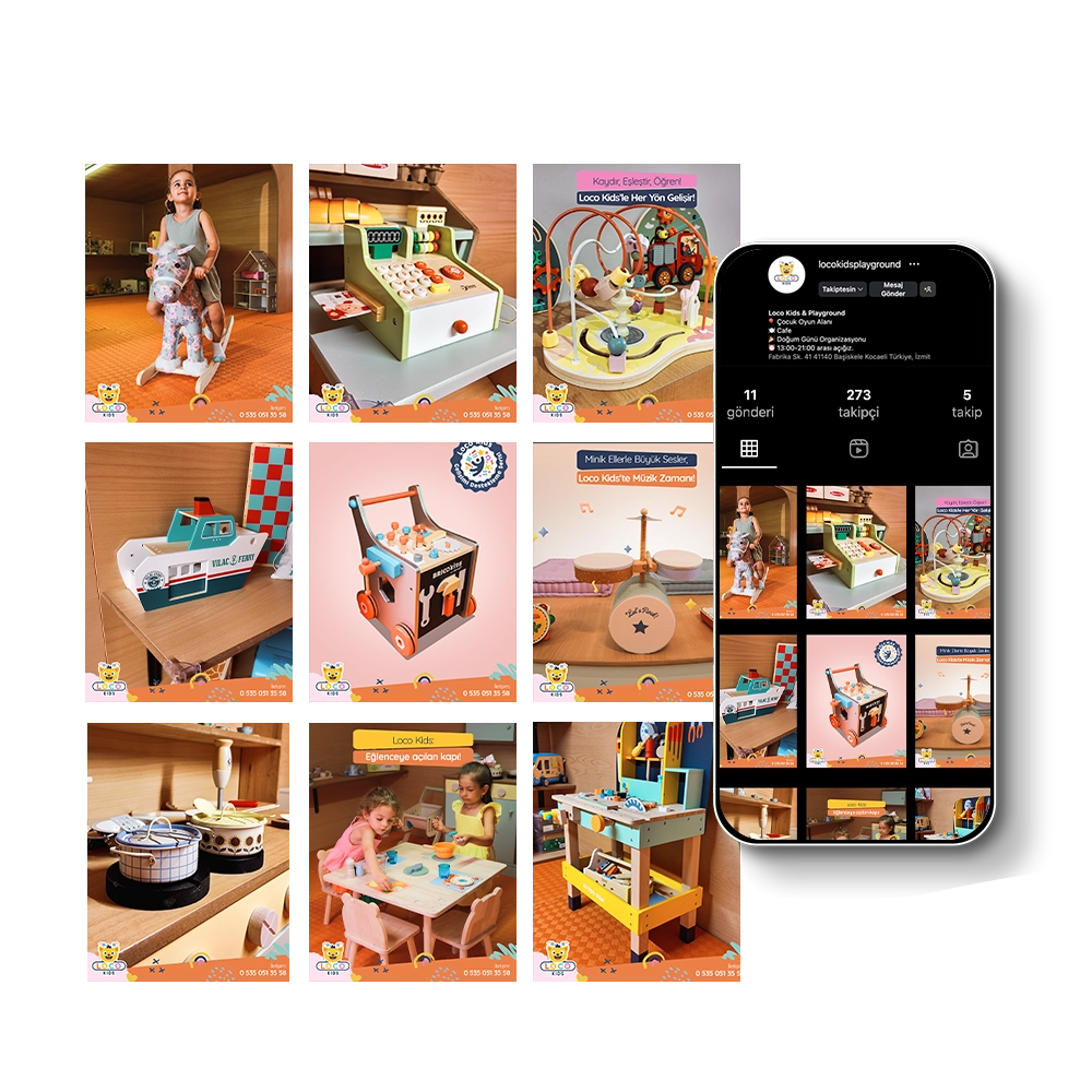 Loco Kids Sosyal Medya Yönetimi