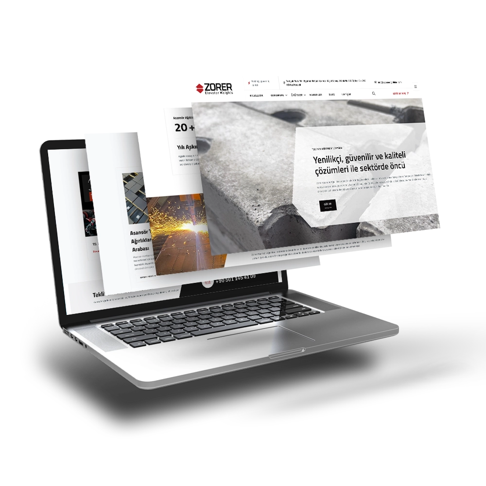 Zorer Asansör Ağırlıkları Web Sitesi